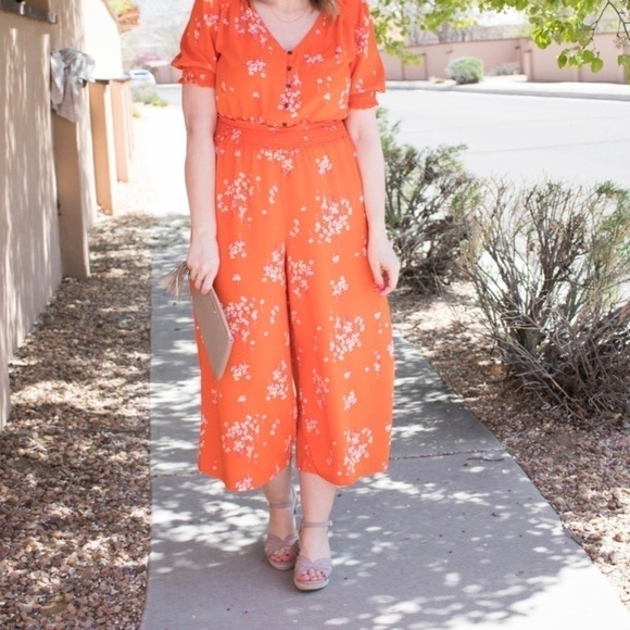 Ana Women’s Floral Print Jumpsuit Size XXL - Picture 4 of 11